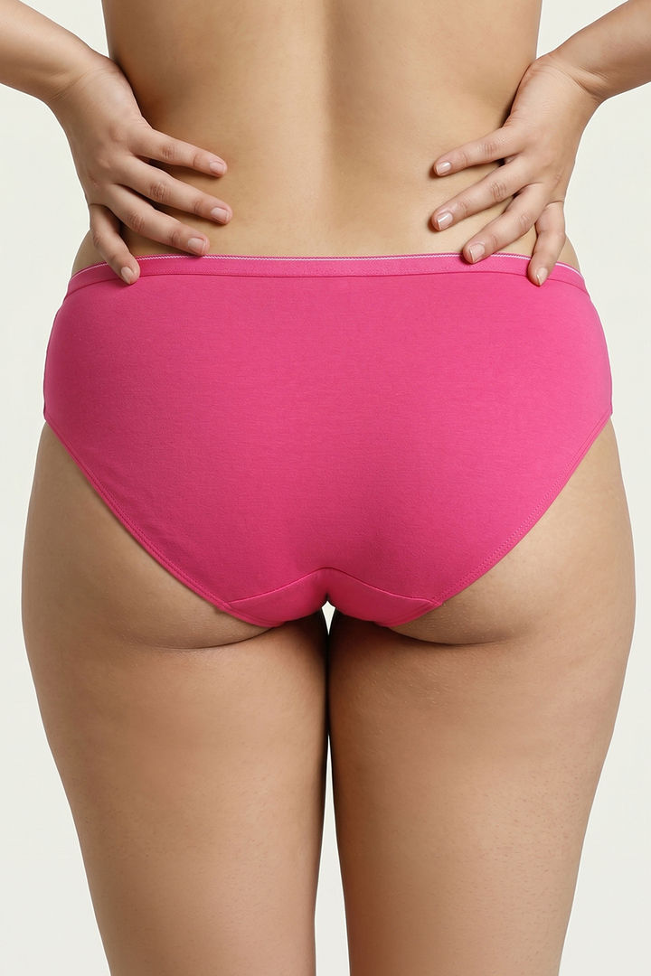 Zivame Anti-Microbial Low Rise Full Coverage Hipster Panty (Pack of 3) - Multicolor — image 6
